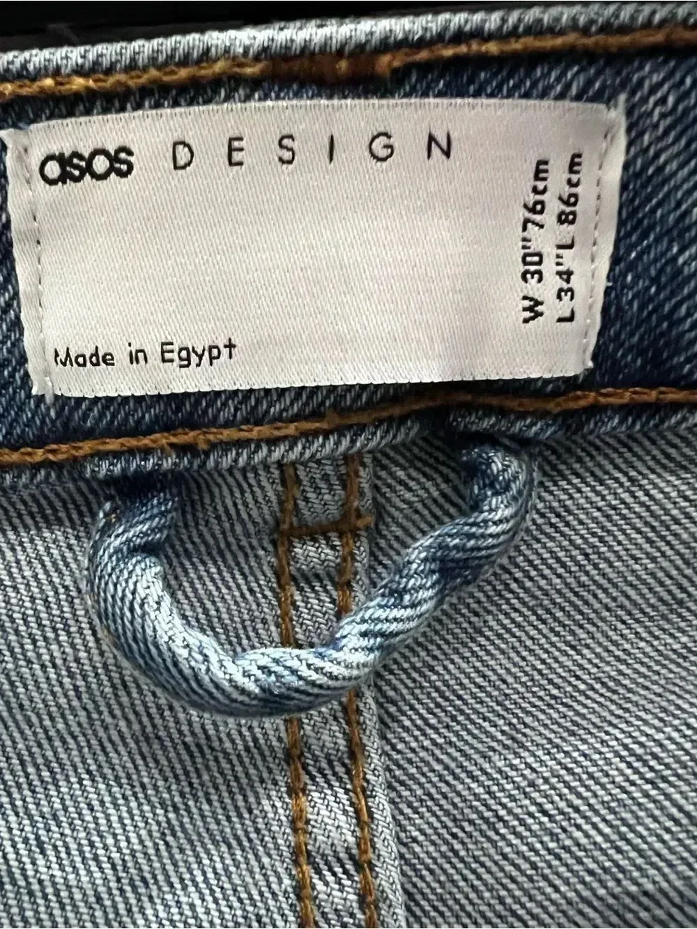 ASOS Men’s Straight tapered Jeans Size W30-L34
